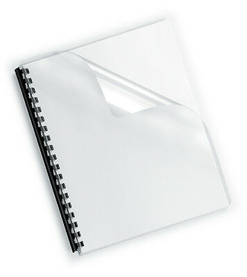 100 Umschlag Deckblätter, Klarsichtfolien, transparent-klar, Stärke zur Auswahl